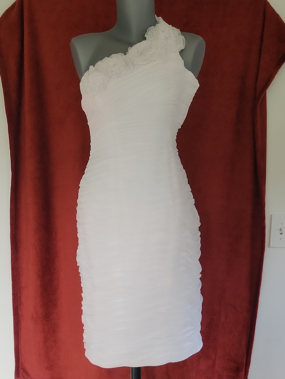Adrianna Papell Dress 6 White